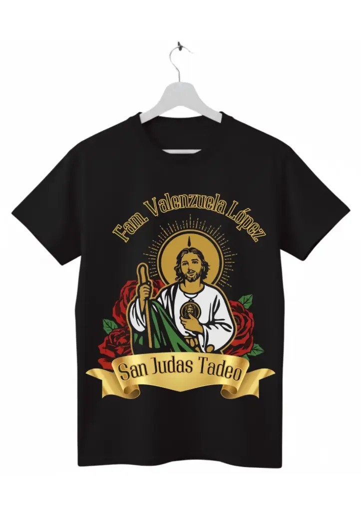 Playera Personalizada de San Judas Tadeo - (Diseño B)