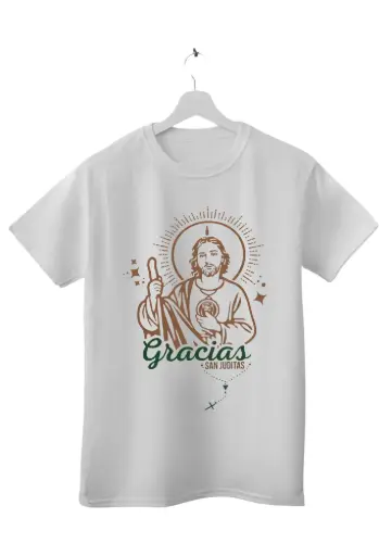 Playera Personalizada de San Judas Tadeo - (Diseño D)