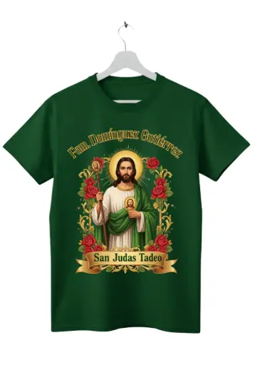 Playera Personalizada de San Judas Tadeo - (Diseño A)