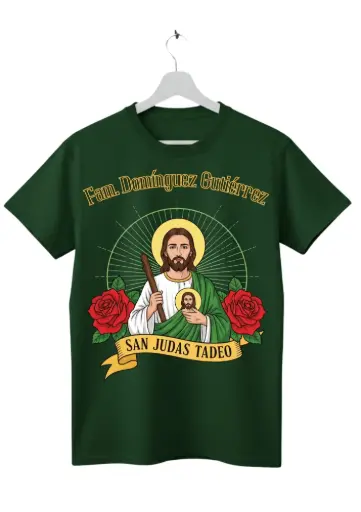 Playera Personalizada de San Judas Tadeo - (Diseño E)