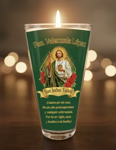 Veladora Personalizada - San Judas Tadeo (A)