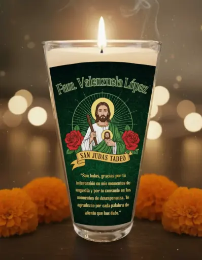 Veladora Personalizada - San Judas Tadeo (B)
