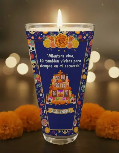 Veladora - Día de Muertos (E)